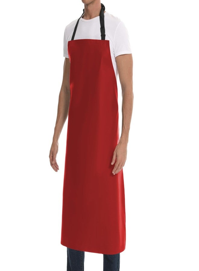 Homsolver Heavy Duty Vinyl Waterproof Apron for Unisex Adult, Ultra Lightweight, Chemical Resistant Industrial Work Apron - Image 2